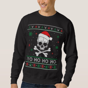 Sudadera Navidades Yo ho ho ho UGLY Pirate Funny Pajamas Fa