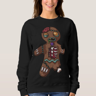 Sudadera Navidades zombi Gingerbread Man Funny X-Mas Holid