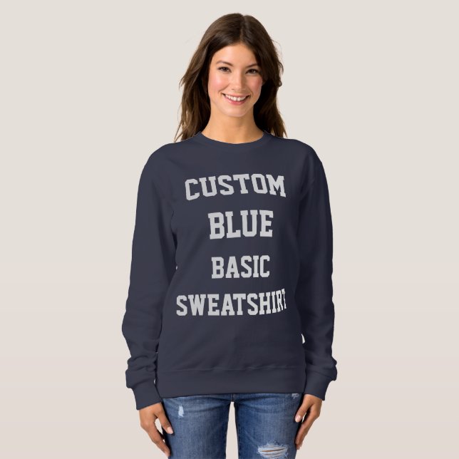 Sudadera NAVY SWEATSHIRT FEMENINA personalizado (Anverso completo)