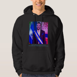 Sudadera Nayib Bukele, presidente de El Salvador
