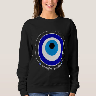 Sudadera Nazar Blue Evil Eye Mashallah Inshallah Mashaall