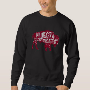 Sudadera Nebraska Buffalo Para Hombres Bison Costume Kid Cl