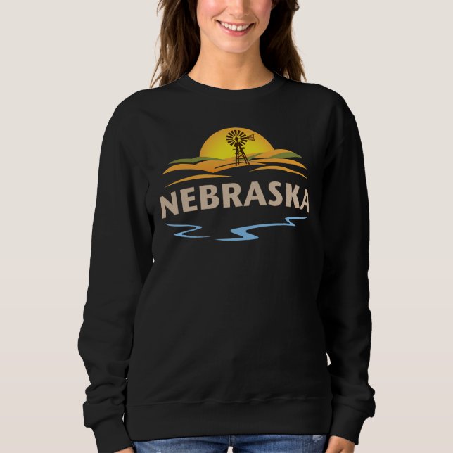 Sudadera Nebraska Estados Unidos de América (Anverso)