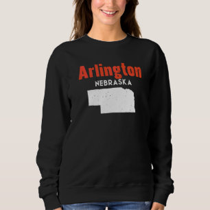 Sudadera Nebraska Estados Unidos Estado América Viaje Nebra