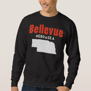 Sudadera Nebraska Estados Unidos Viaja Nebraskan Bellev