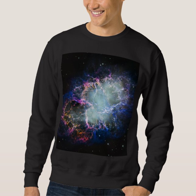 Sudadera Nebulosa del Cangrejo Arcoíris Foto Completa (Anverso)
