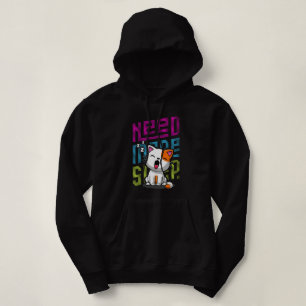 Sudadera Necesita más sueño   Divertida expresión de bostez