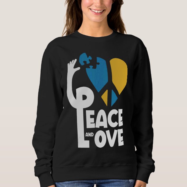 Sudadera Necesitamos Hablar De Paz (Anverso)
