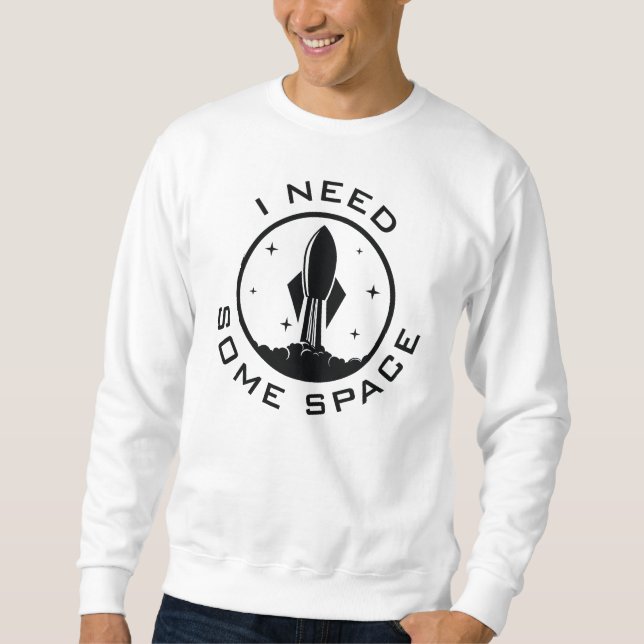Sudadera Necesito algo de espacio (Anverso)