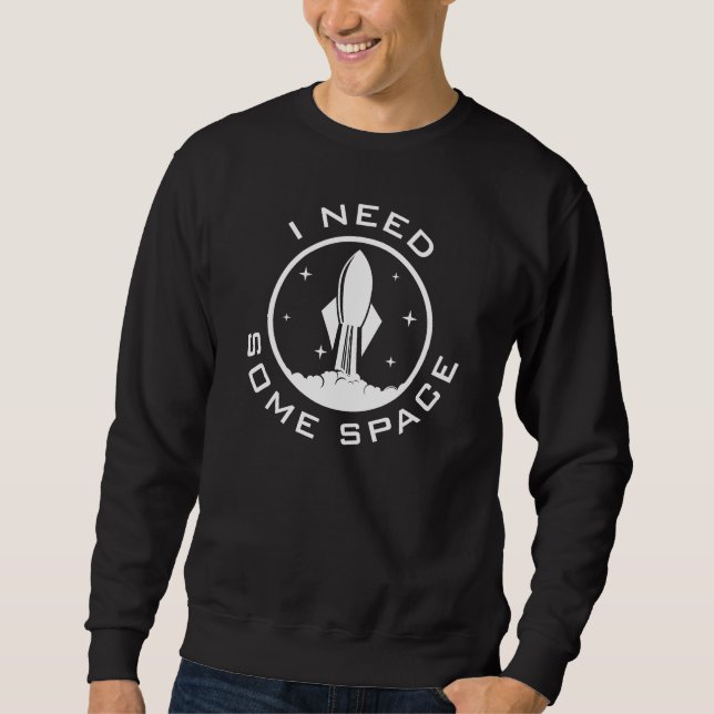 Sudadera Necesito algo de espacio (Anverso)