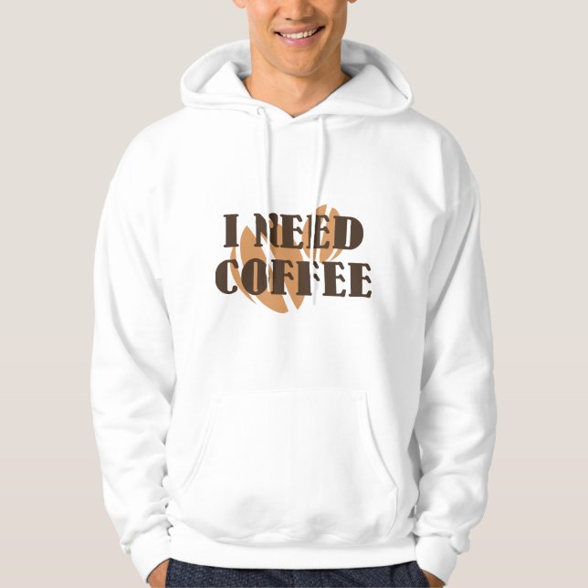 Sudadera Necesito Café (Anverso)