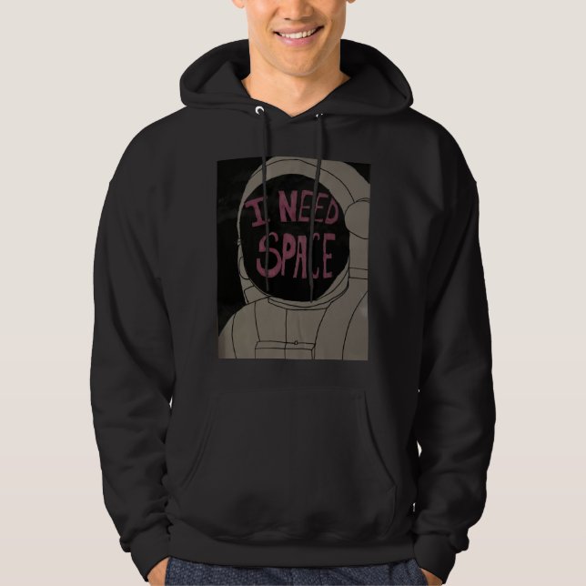 SUDADERA NECESITO CAMPO ESPACIAL (Anverso)