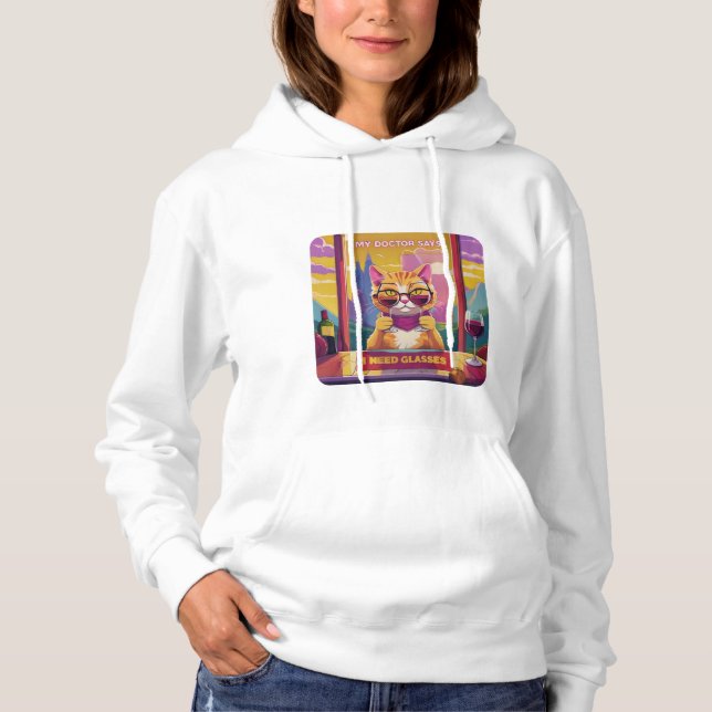 Sudadera Necesito Gafas (Anverso)