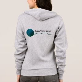 Sudadera Necesito Más Artesanías Crochet De Knit De Hoyarn
