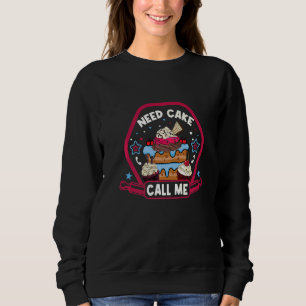 Sudadera Necesito Que El Pastel Me Llame Pastel Y Galletas