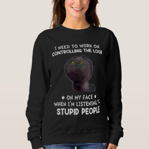 Sudadera Necesito Trabajar En Controlar La Mirada En Mi Car