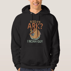 Sudadera Necesito Un Arca Que Noah Guy Christian Pun Humor