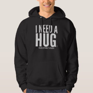Sudadera Necesito Un Enorme Vaso De Malta Whisky Sarcástico