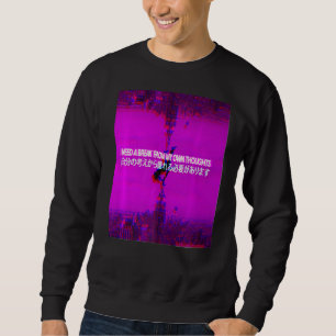 Sudadera Necesito Un Japonés Estético De Vaporwave Breve