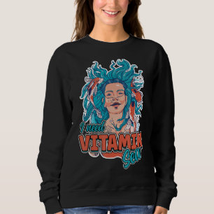 Sudadera Necesito Vitamina Sea Wave Koi Fish Summer
