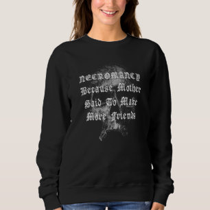 Sudadera Necromancy Horror Skull Halloween