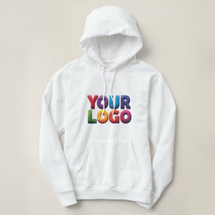 Sudadera Negocio simple de logotipo y texto personalizados