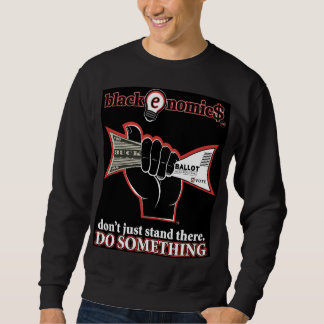 Sudadera negra "Buck and Ballot" para hombres