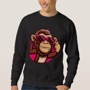 Sudadera negra Cool Monkey