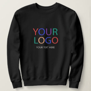 Sudadera Negra de logotipo profesional de empresa Personali