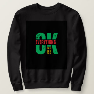 Sudadera negra de mangas largas