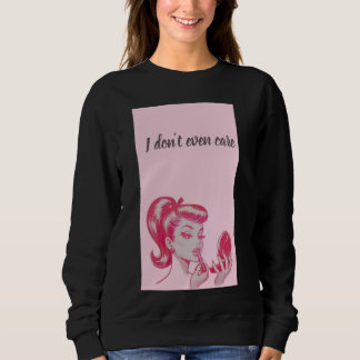 Sudadera negra de mujer