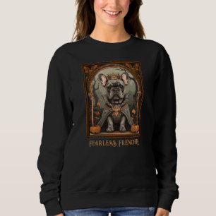 Sudadera negra Halloween Fearless French Bulldog