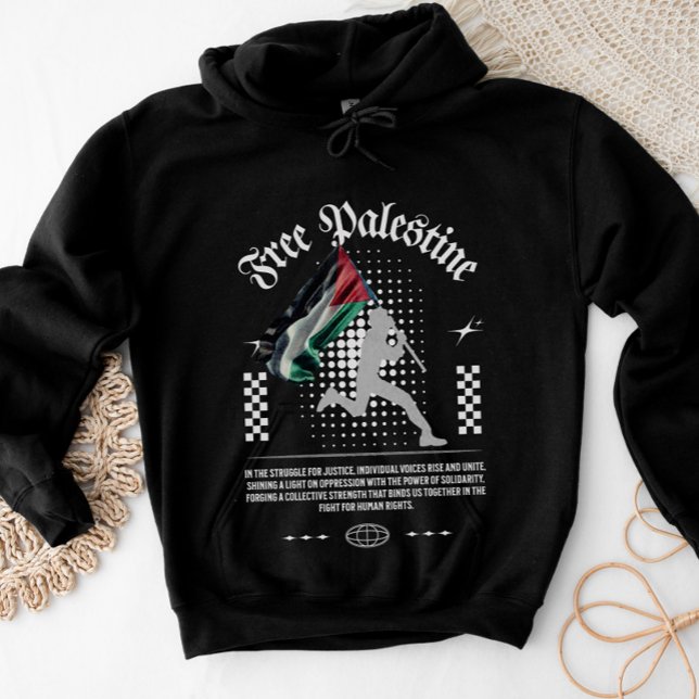 Sudadera negra Palestina libre  (Subido por el creador)