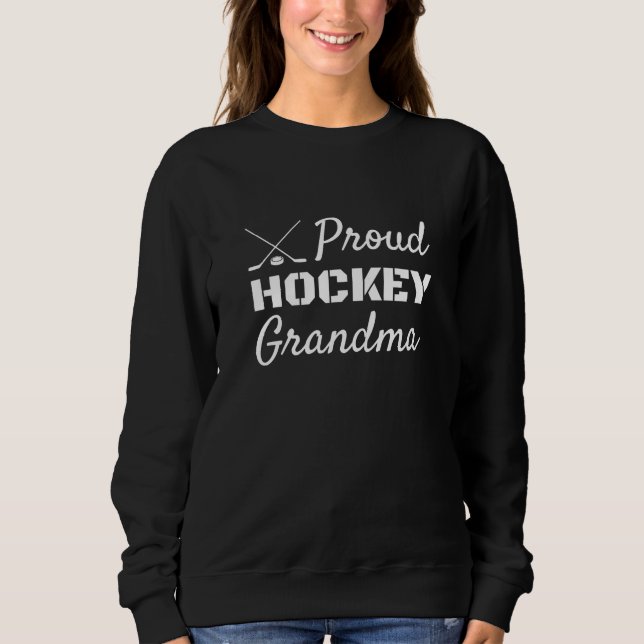 Sudadera Negras de la abuela de hockey sobre hierba (Anverso)