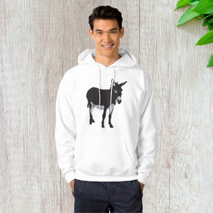 Sudadera Negrita Donkey Silhouette Farm Animal