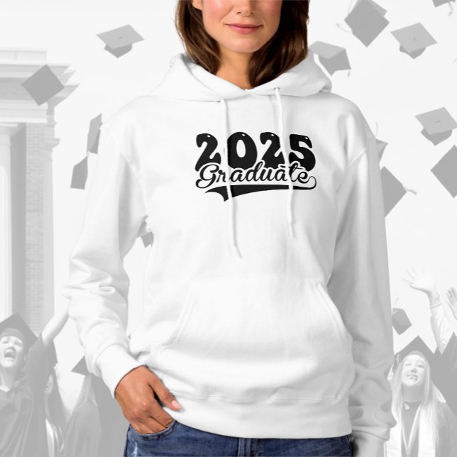Sudadera Negrita retro graduada 2025 (Subido por el creador)