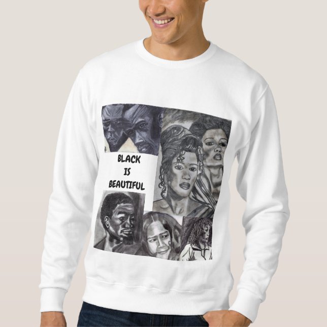 sudadera NEGRO COLLAGE (Anverso)