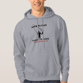 Sudadera Negro de BORN_TO_FISH_FORCED_TO_WORK