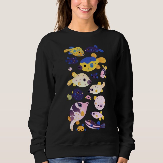 Sudadera Negro de pesca (Anverso)