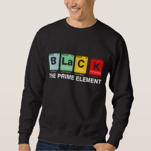 Sudadera Negro El período del mes de la historia negra del