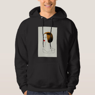 Sudadera Negro huérfano el Raquel - bosquejo con clase d