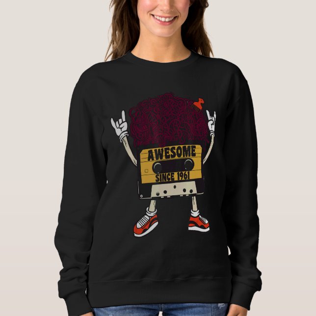Sudadera Negro impresionante sin disculpas desde 1961 afric (Anverso)