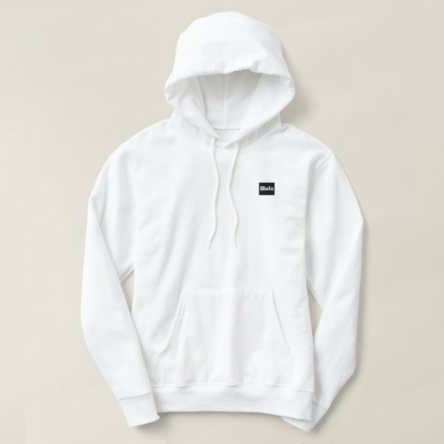 Sudadera negro malo hoodie (Diseño del anverso)