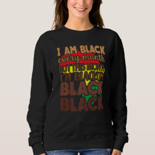 Sudadera Negro negro cada mes Historia negra B africana
