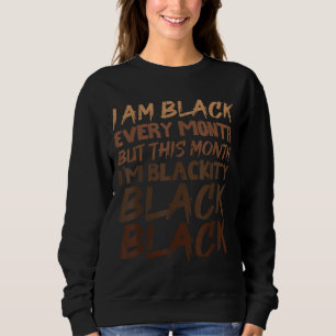 Sudadera Negro negro cada mes historia negra BHM África