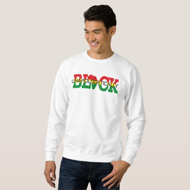 Sudadera Negro sin disculpas (Anverso completo)
