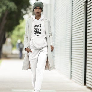 Sudadera Negro Sólo mantener a Jesús primero