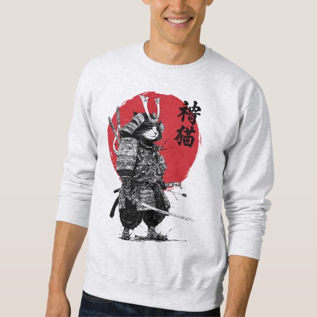 Sudadera Neko Samurai (Anverso)