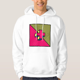 Sudadera Neo Memphis Cross /Plus Motif Rótulo