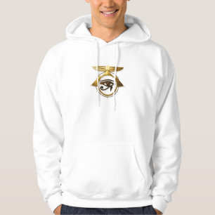 Sudadera NeoAnkh 3D Ojo de Horus y Disco Solar Alado